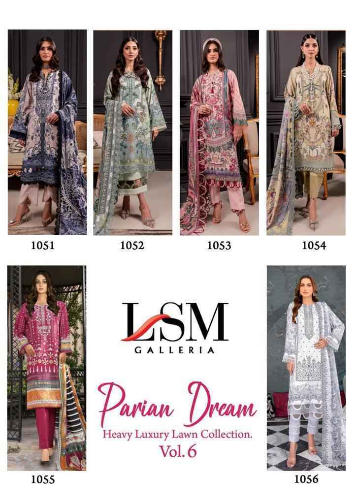 LSM GALLERIA PARIAN DREAM VOL-6 PAKISTANI SUITS