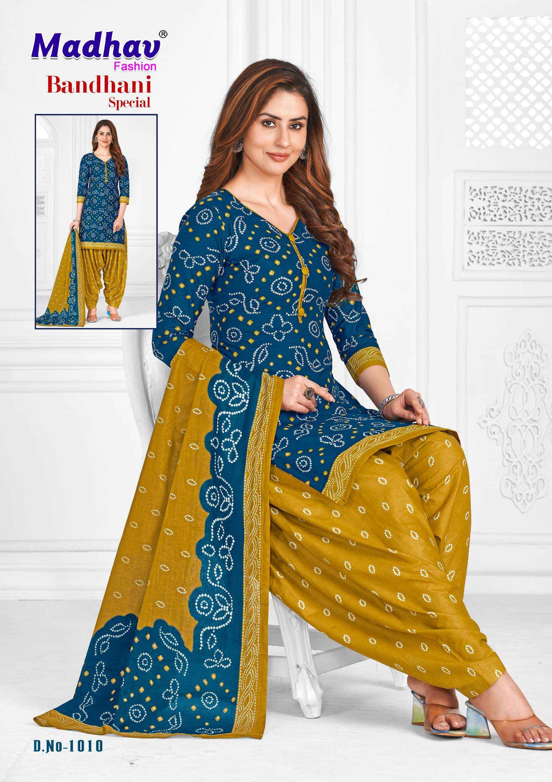 MADHAV FASHION BANDHANI SPECIAL VOL-1 PATIYALA DRESS MATERIAL