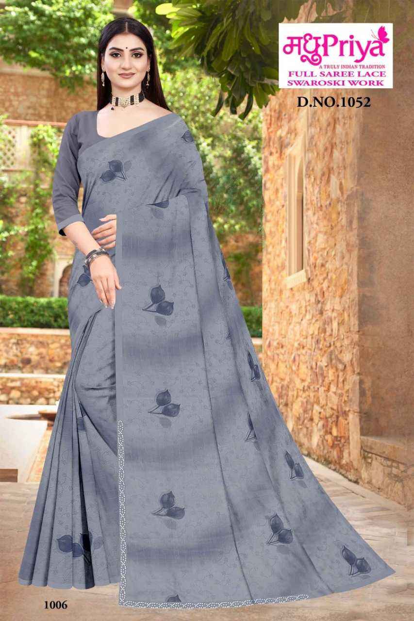 MADHUPRIYA KULFI 1052 FANCY CHIFFON PRINTED SAREES