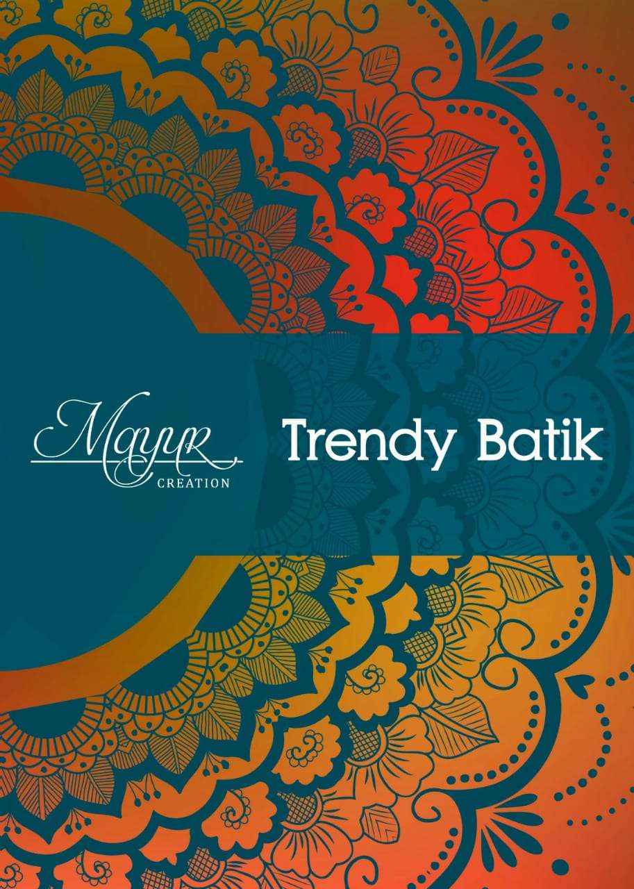 MAYUR CREATION TRENDY BATIK VOL 2 COTTON DRESS MATERIAL