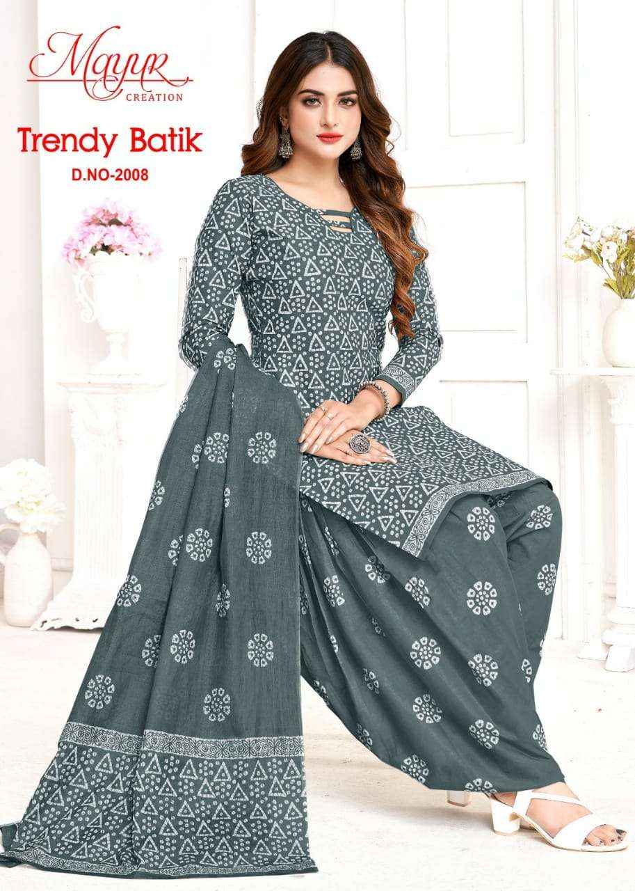 MAYUR CREATION TRENDY BATIK VOL 2 COTTON DRESS MATERIAL