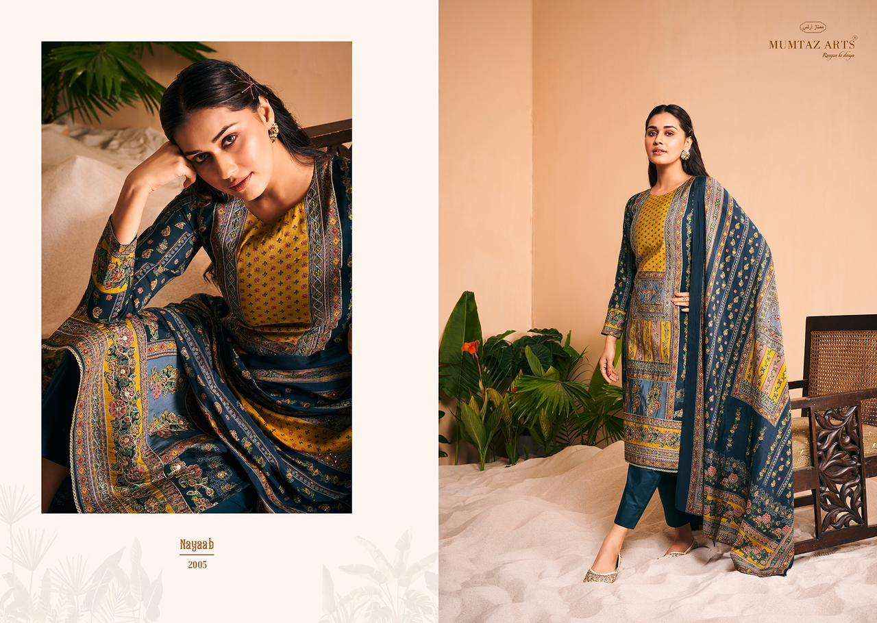 MUMTAZ ARTS NAYAAB DRESS MATERIAL - SURAT WHOLESALE FACTORY