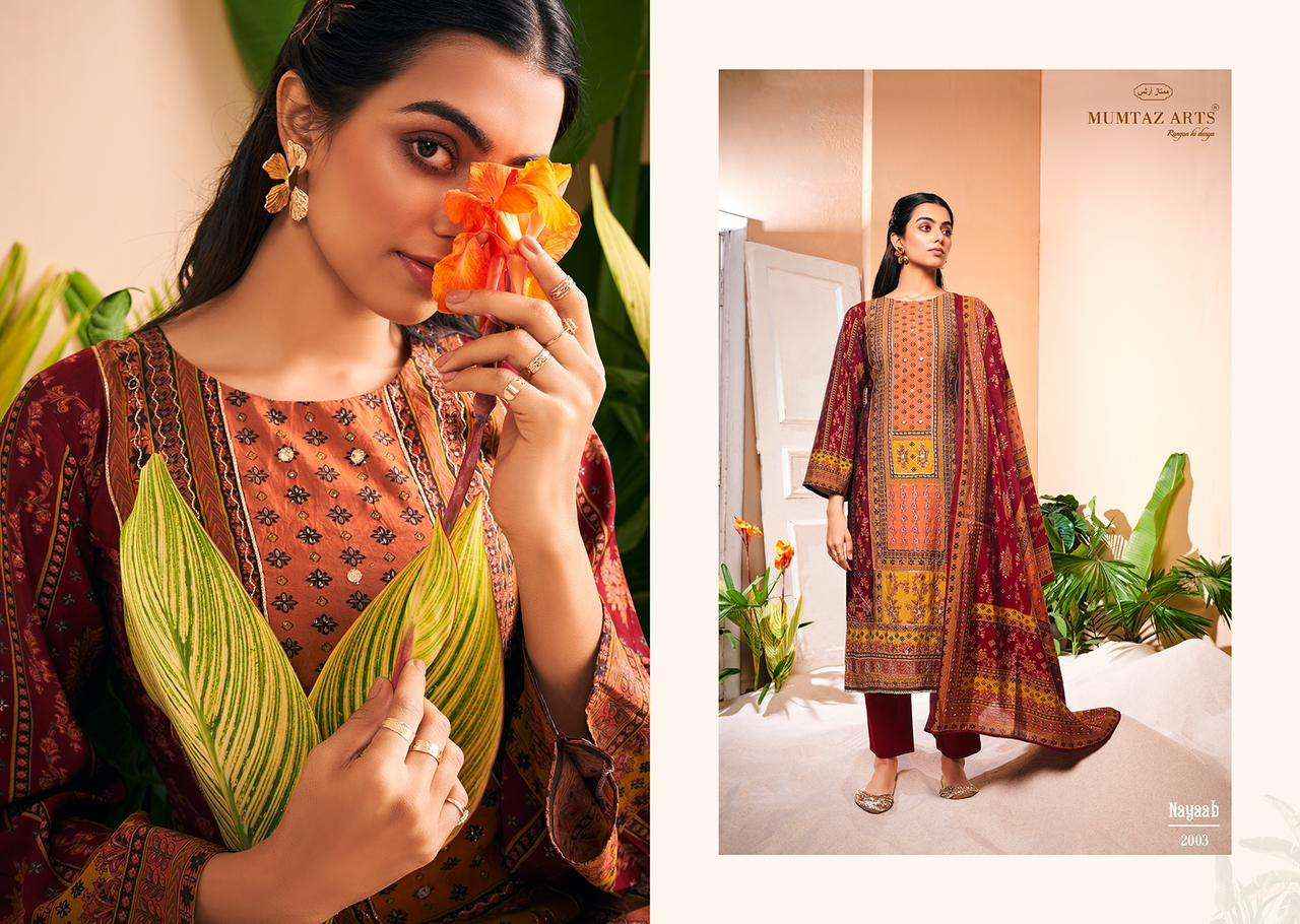 MUMTAZ ARTS NAYAAB DRESS MATERIAL - SURAT WHOLESALE FACTORY