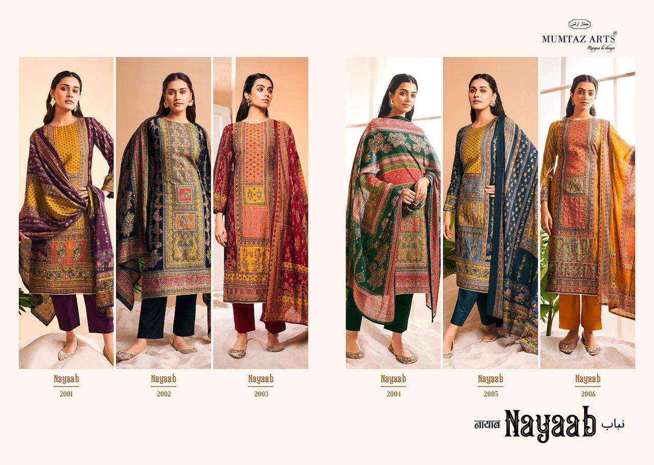 MUMTAZ ARTS NAYAAB DRESS MATERIAL - SURAT WHOLESALE FACTORY