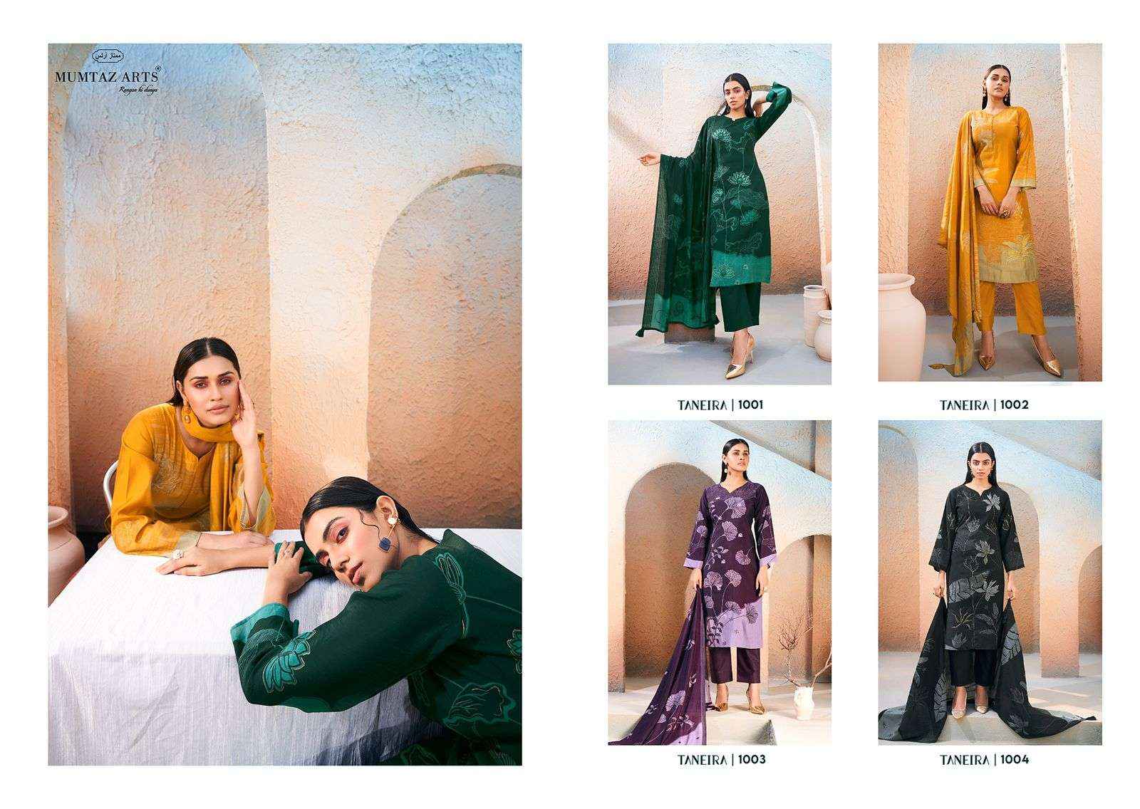 MUMTAZ ARTS TANEIRA VISCOSE DESIGNER SUITS