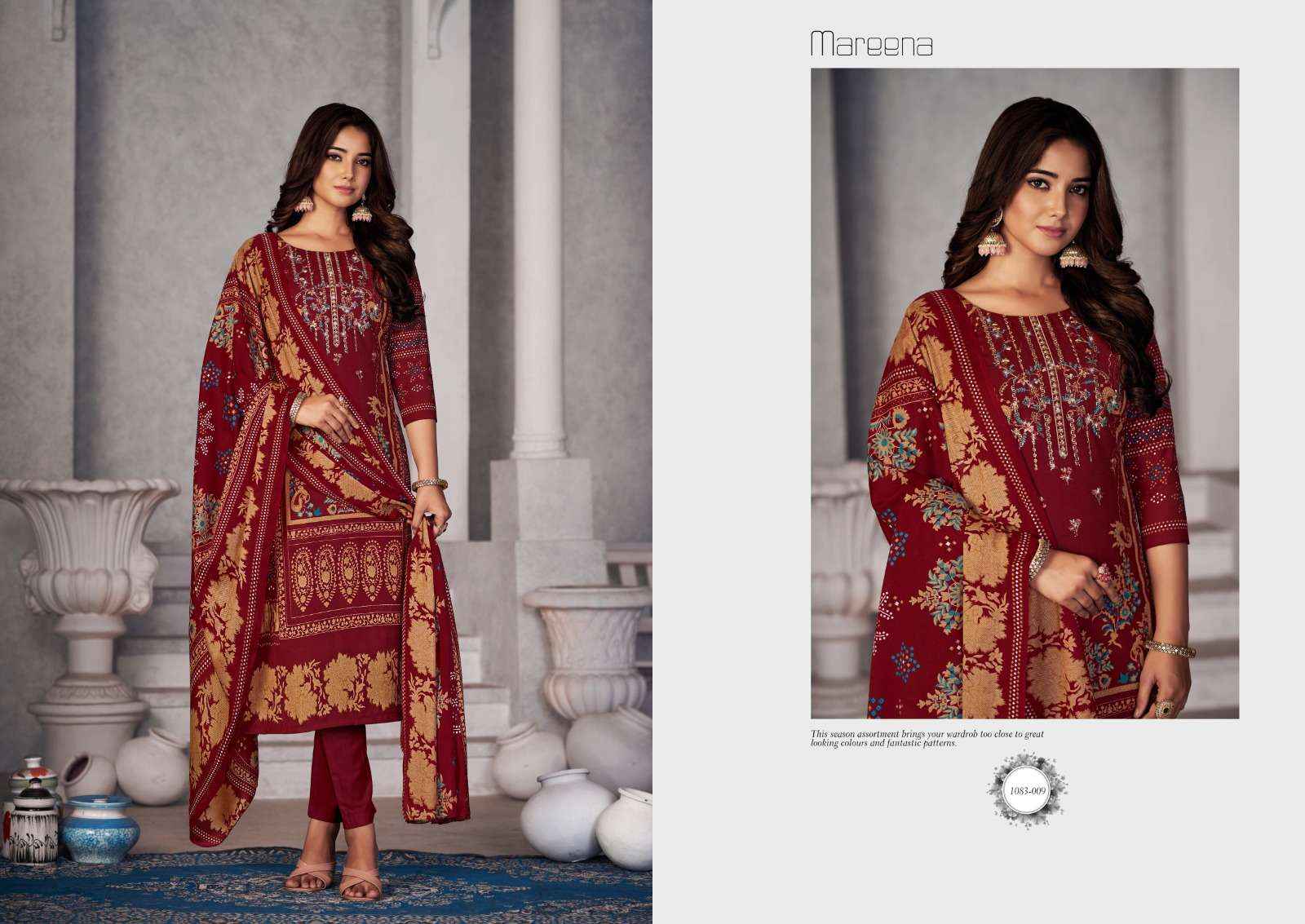 ROMANI MAREENA VOL 17 COTTON DIGITAL PRINT SUITS