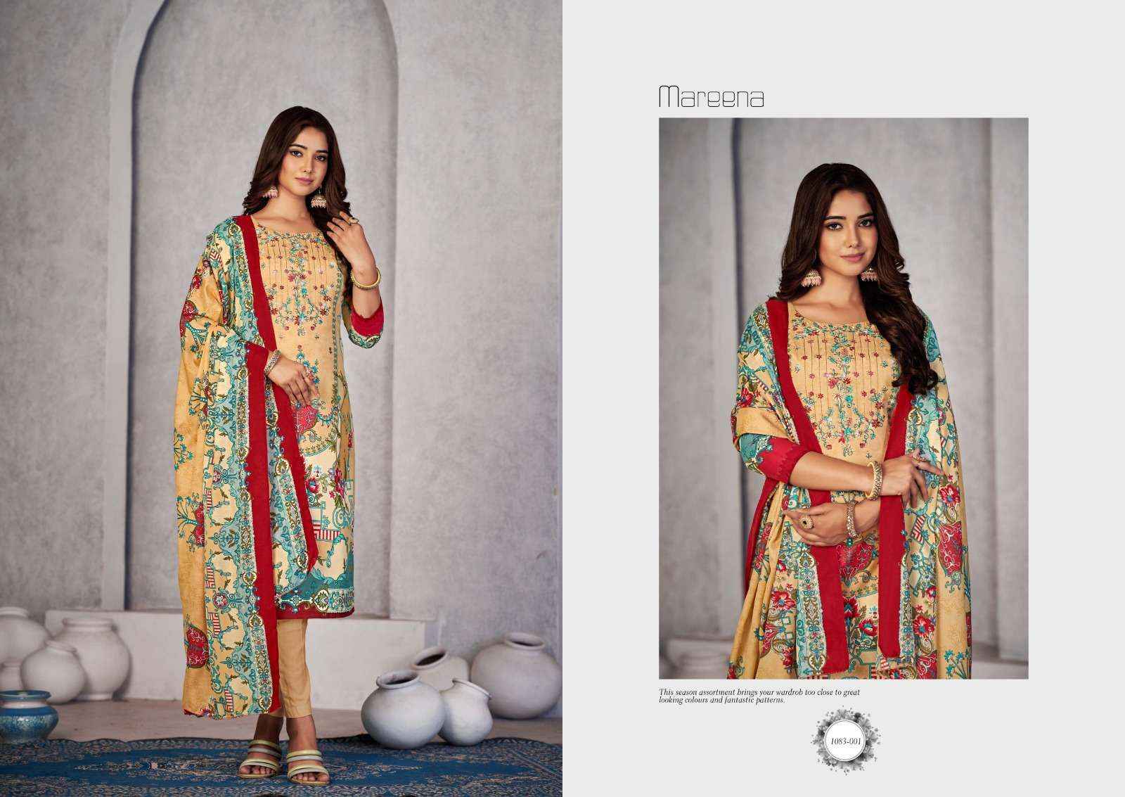 ROMANI MAREENA VOL 17 COTTON DIGITAL PRINT SUITS