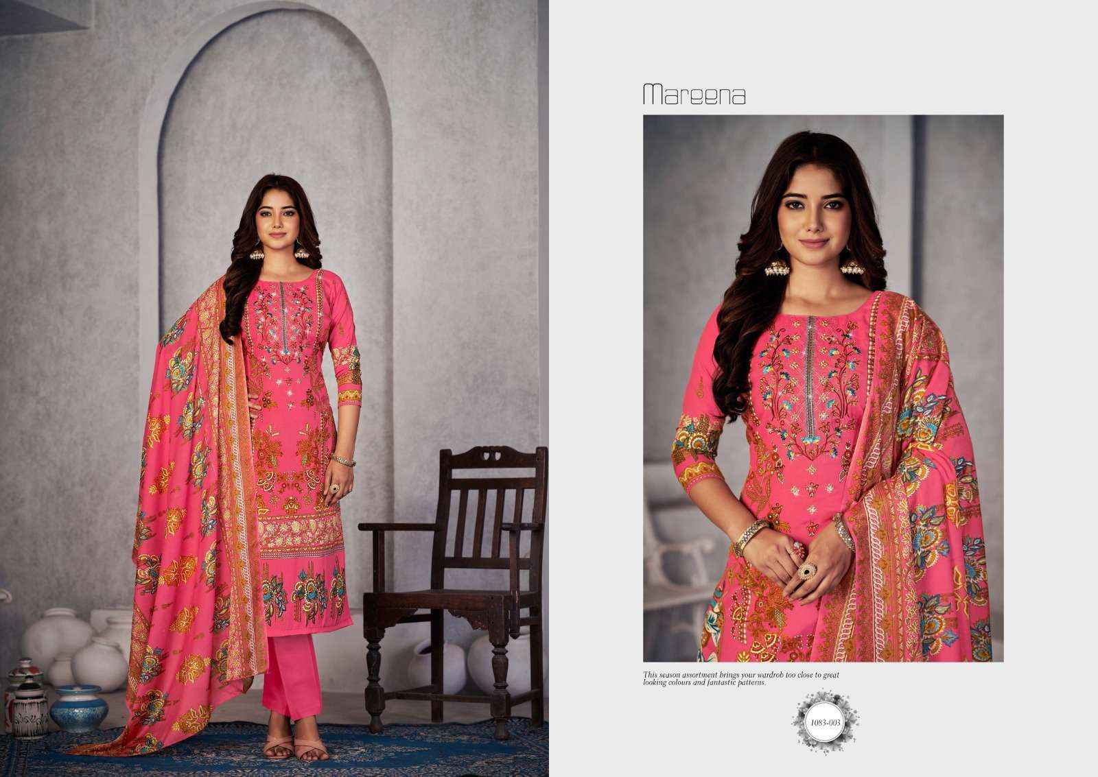 ROMANI MAREENA VOL 17 COTTON DIGITAL PRINT SUITS