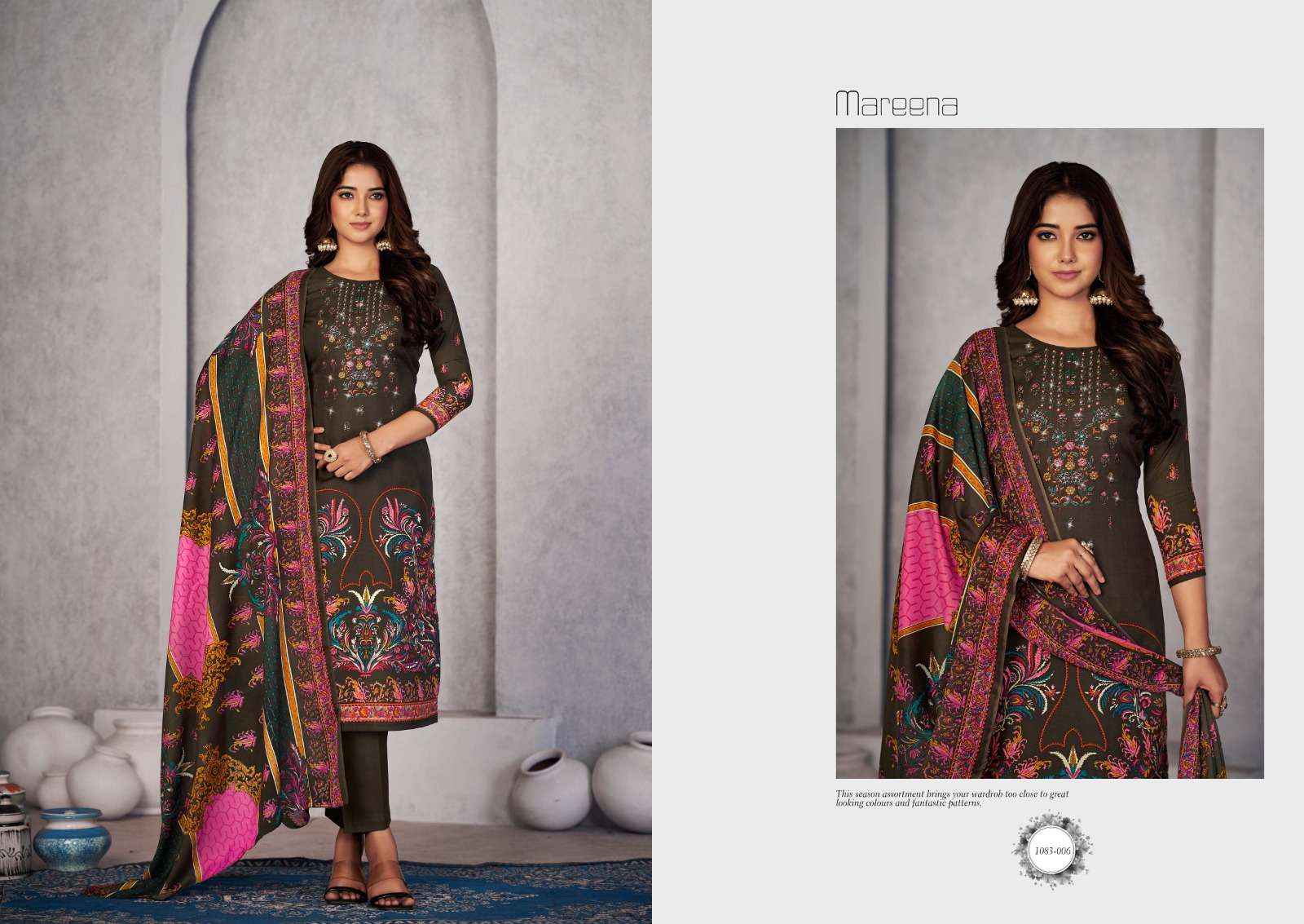 ROMANI MAREENA VOL 17 COTTON DIGITAL PRINT SUITS