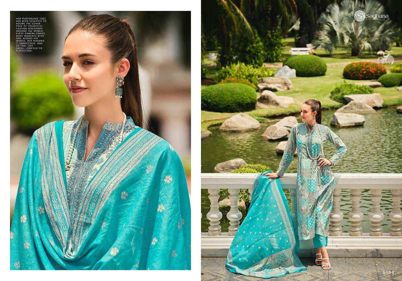 SADHANA FASHION MEHRAAM LAWN COTTON SUIT