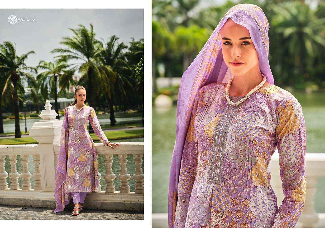 SADHANA FASHION MEHRAAM LAWN COTTON SUIT