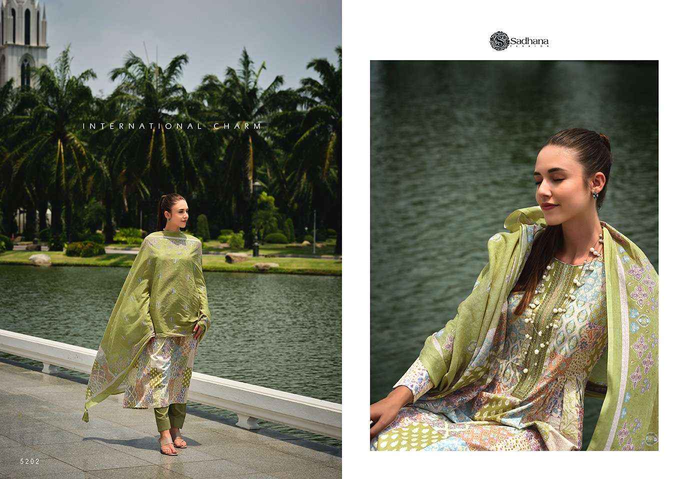 SADHANA FASHION MEHRAAM LAWN COTTON SUIT