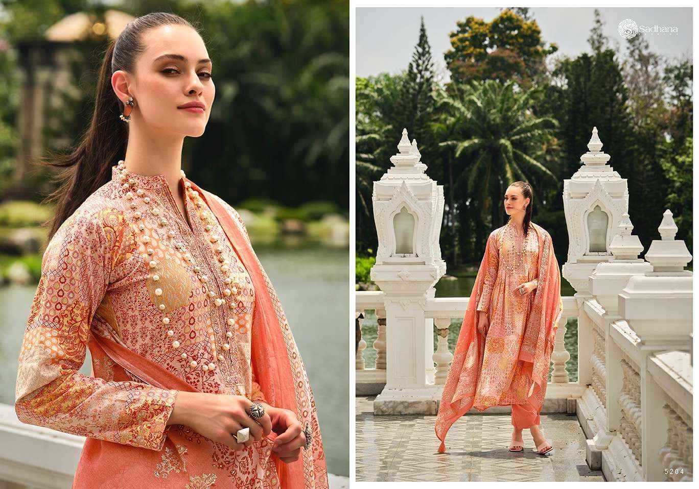 SADHANA FASHION MEHRAAM LAWN COTTON SUIT