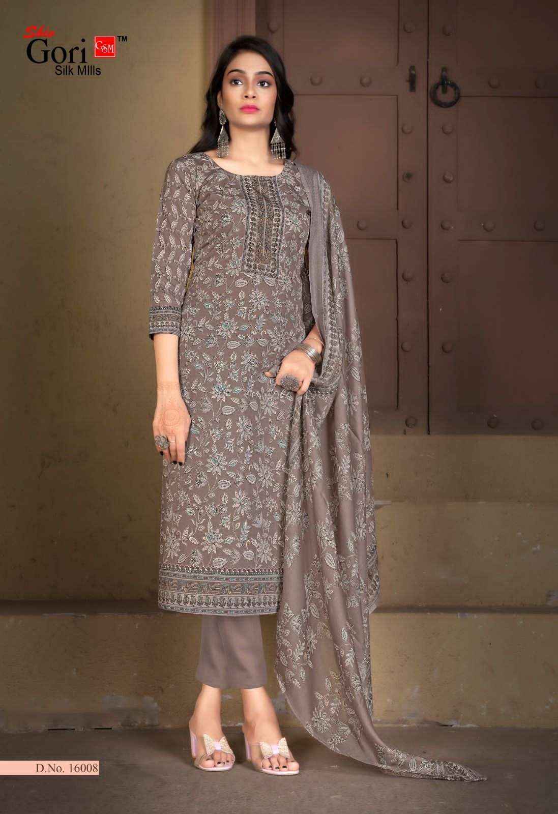 SHIV GORI SILK MILLS PAKIZAA VOL 16 COTTON DRESS MATERIALS