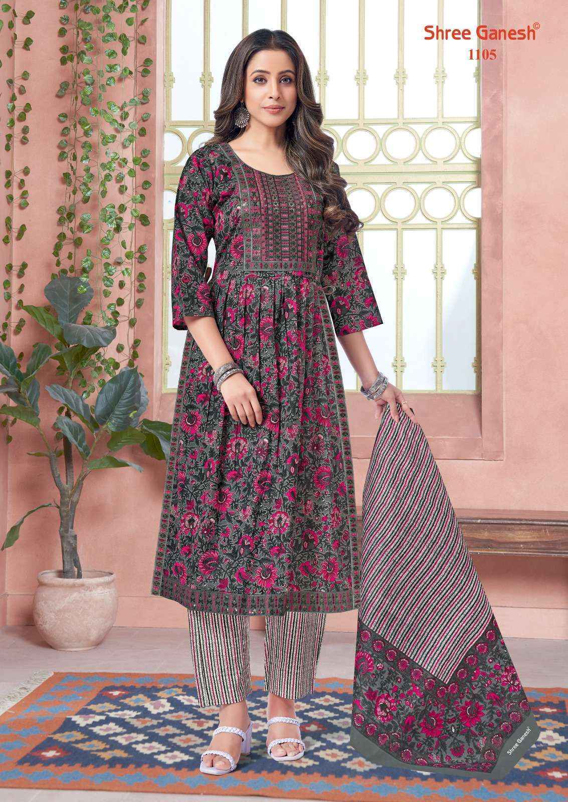 Shree Ganesh Zaara Vol 1 Cotton Kurti Combo 8 pcs Catalogue