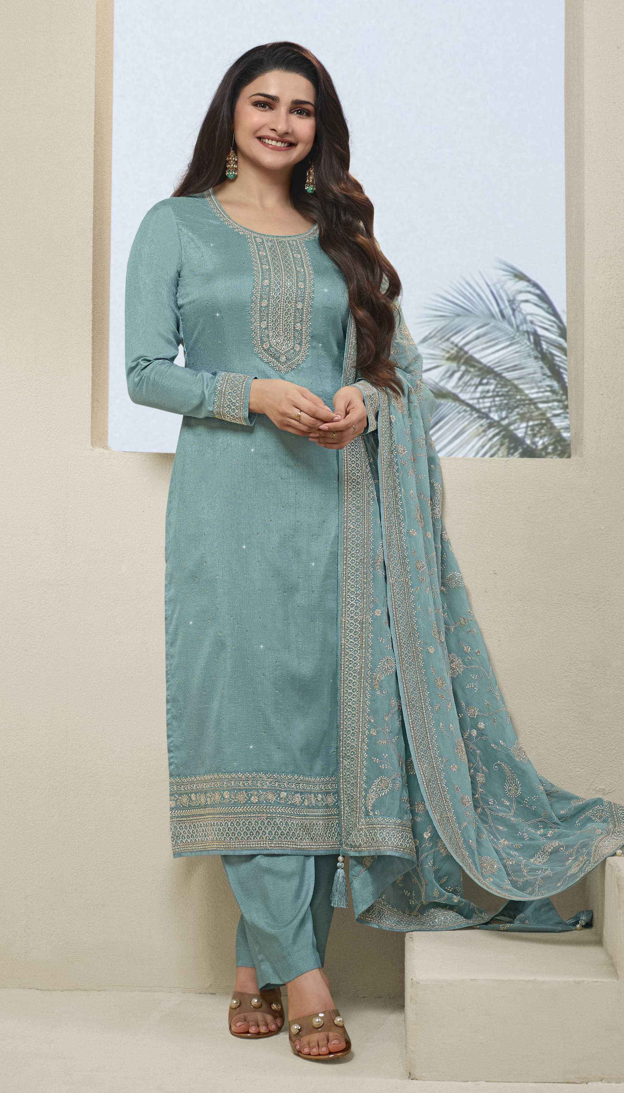 VINAY FASHION KULEESH PARUL PARTY WEAR  DRESS MATERIAL