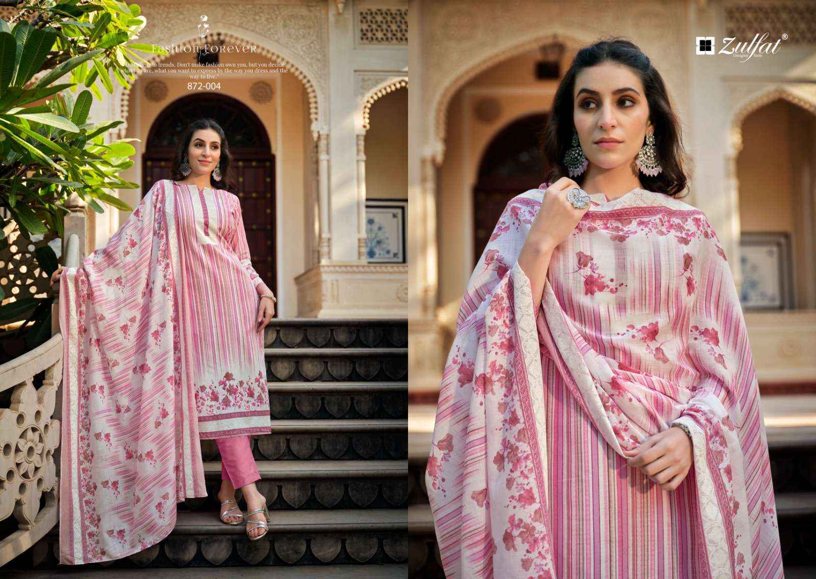 ZULFAT DESIGNER SUITS KASHISH COTTON SALWAR SUITS