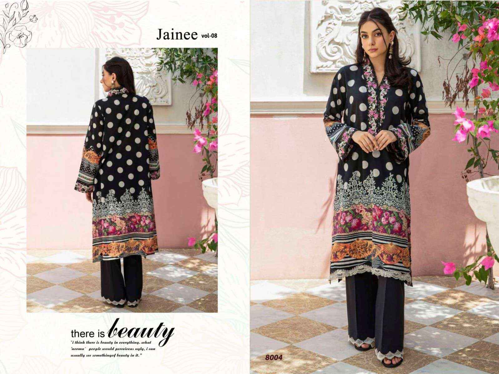 AGHA NOOR JAINEE VOL 8 SALWAR KAMEEZ WHOLESALE ( 6 PCS SET )