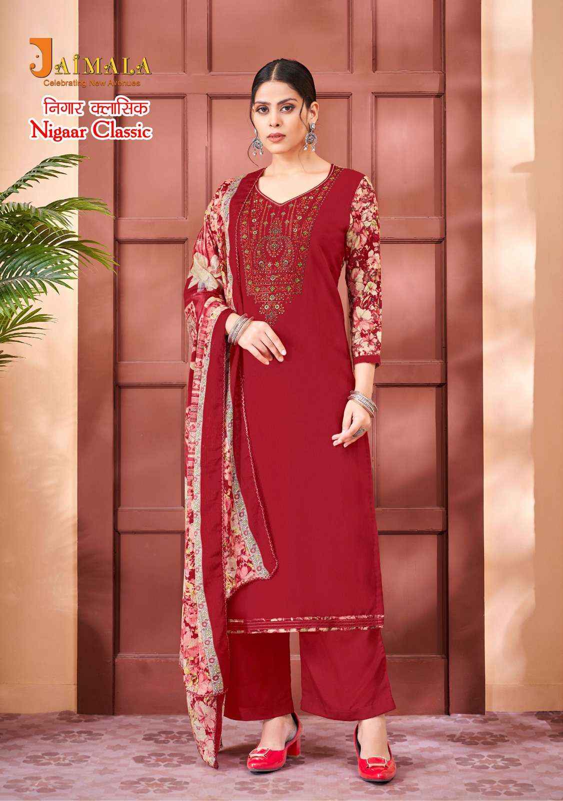 ALOK SUITS JAIMALA NIGAAR CLASSIC VISCOSE SALWAR SUITS