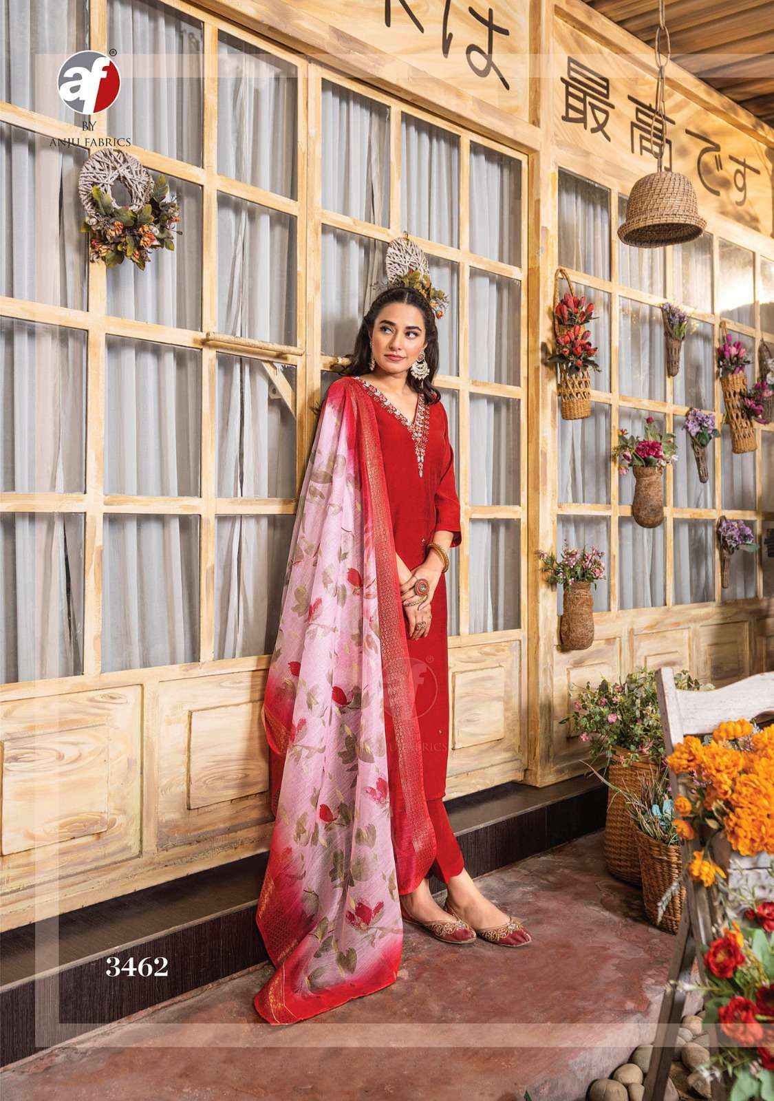 ANJU FABRICS SHARARAT VOL 3 PARTY WEAR READYMADE SUITS