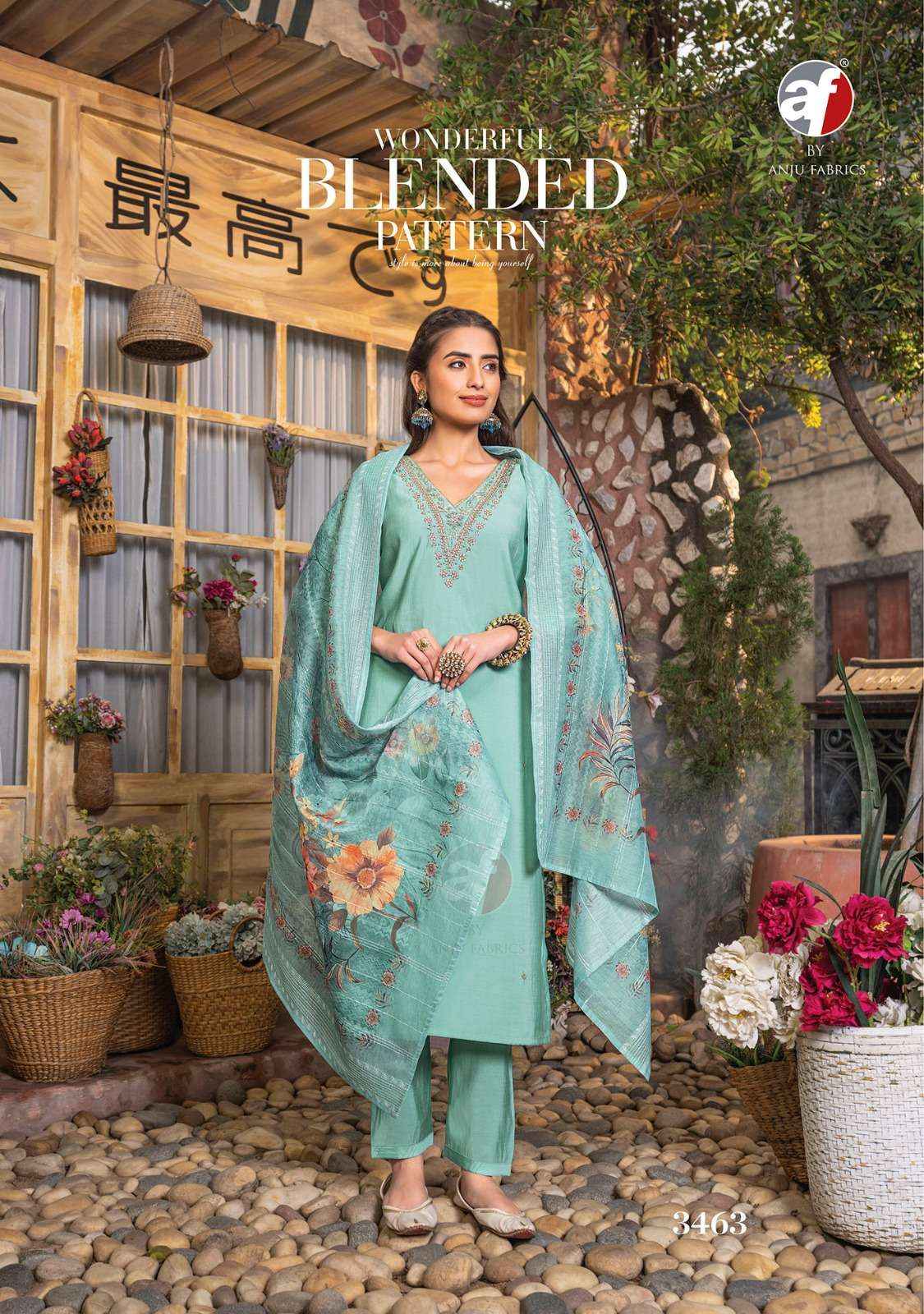 ANJU FABRICS SHARARAT VOL 3 PARTY WEAR READYMADE SUITS