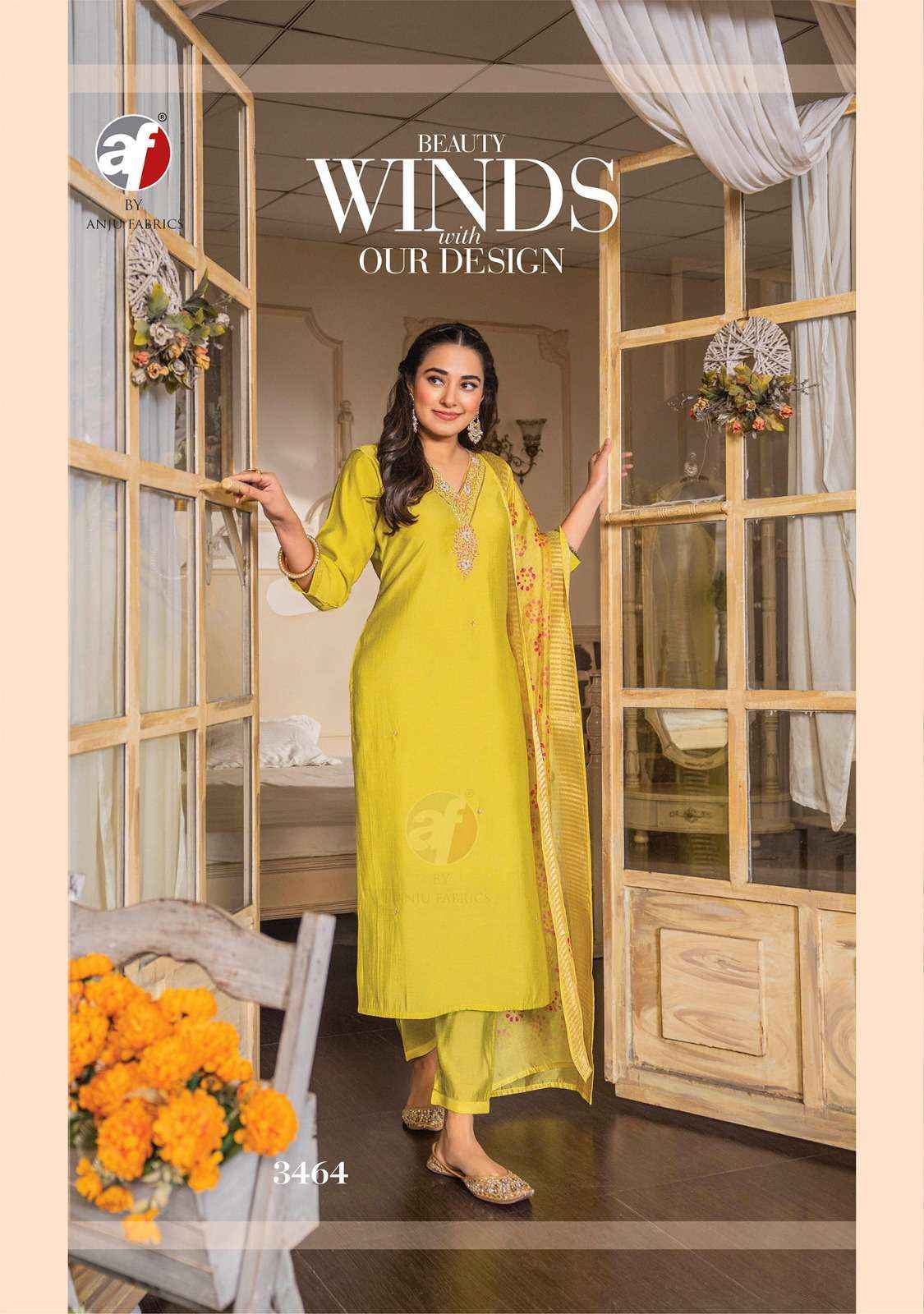 ANJU FABRICS SHARARAT VOL 3 PARTY WEAR READYMADE SUITS