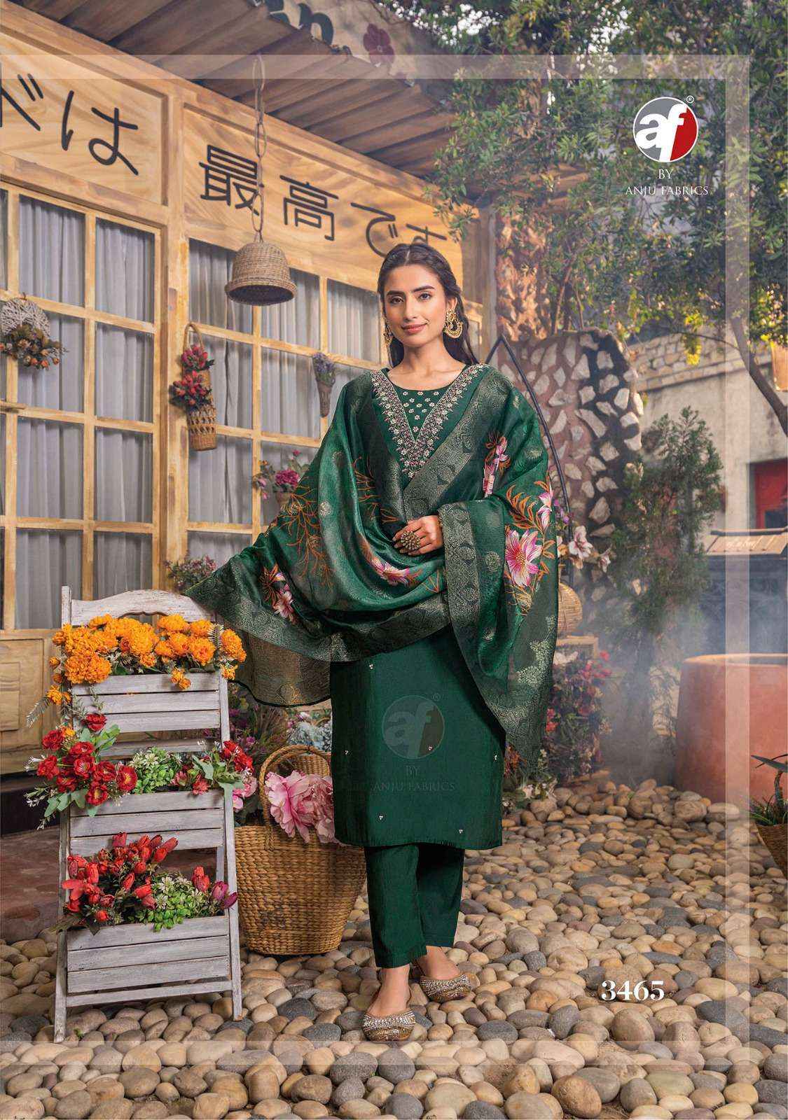 ANJU FABRICS SHARARAT VOL 3 PARTY WEAR READYMADE SUITS