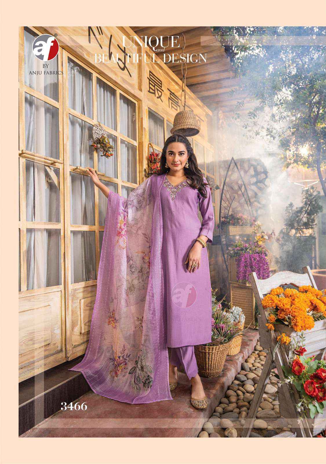 ANJU FABRICS SHARARAT VOL 3 PARTY WEAR READYMADE SUITS