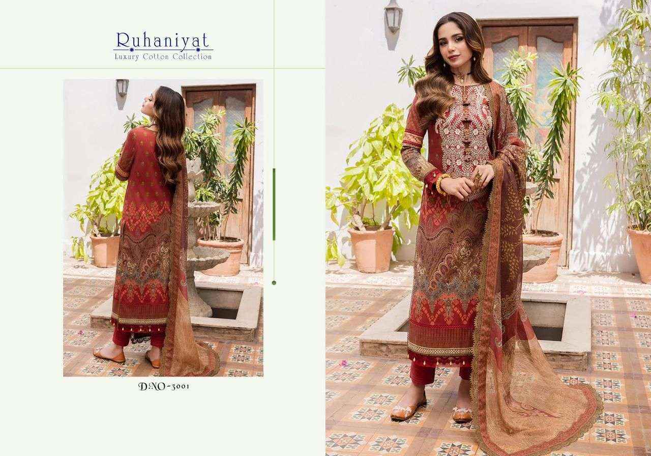 ASIFA NABEEL RUHANIYAT VOL 3 KARACHI COTTON PAKISTANI SUIT