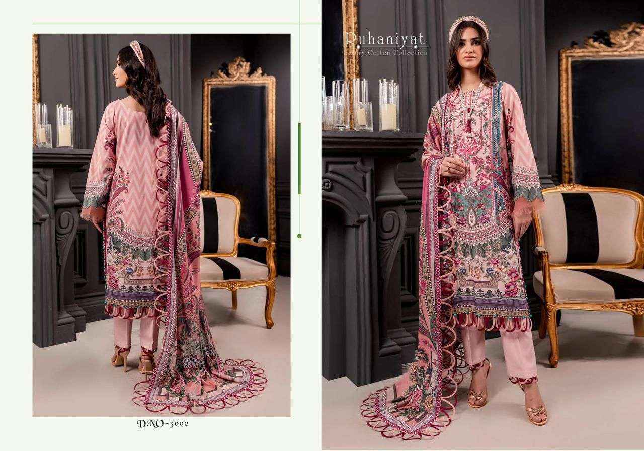 ASIFA NABEEL RUHANIYAT VOL 3 KARACHI COTTON PAKISTANI SUIT