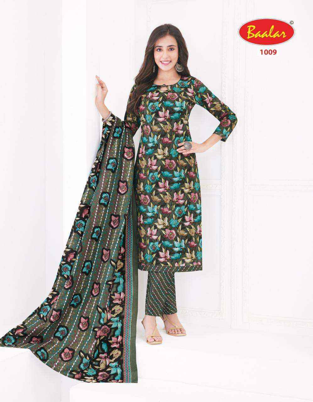 BAALAR COTTON KASHMIR COTTON VOL 1 UNSTITCHED SALWAR KAMEEZ ( 8 PCS CATALOG )