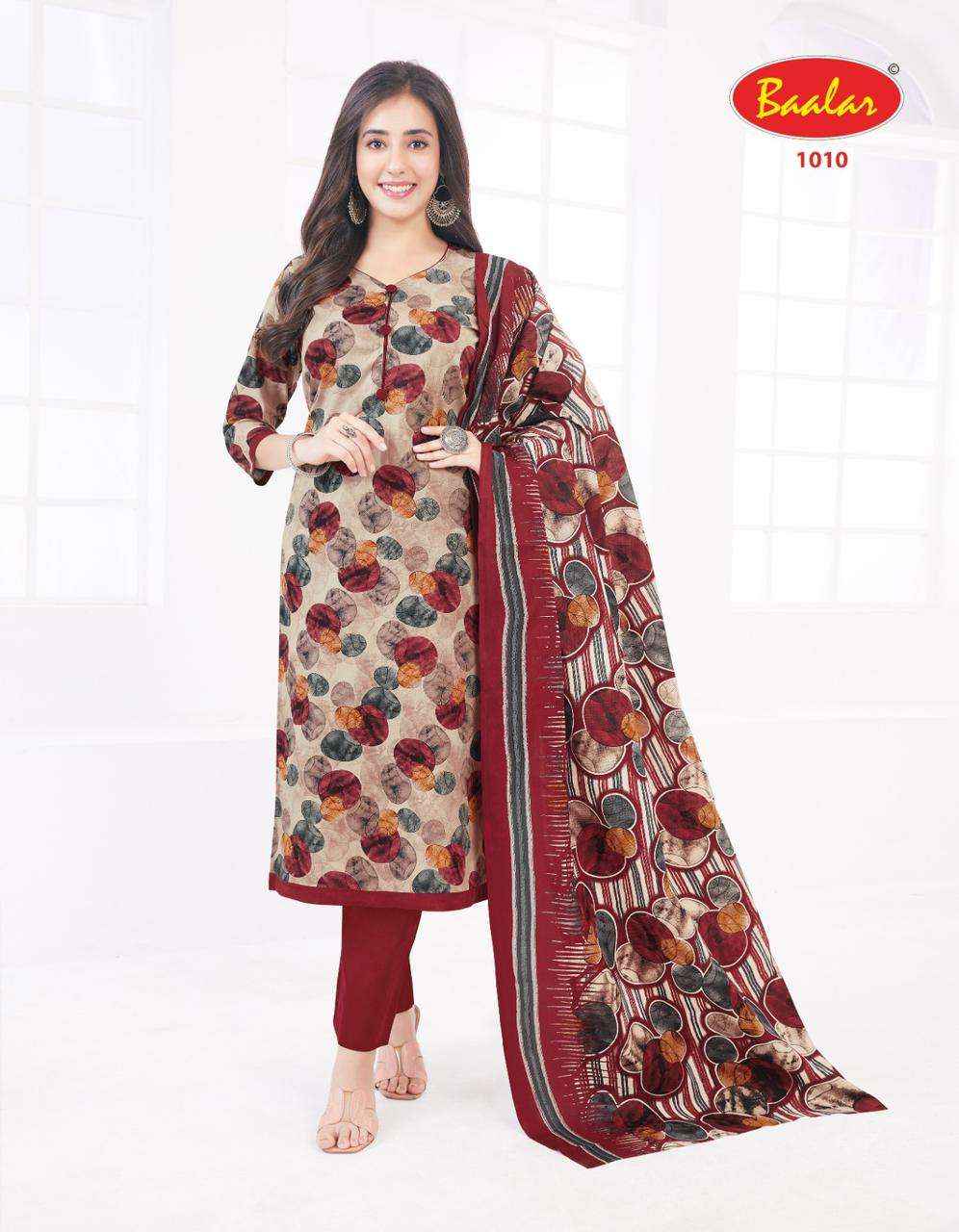 BAALAR COTTON KASHMIR COTTON VOL 1 UNSTITCHED SALWAR KAMEEZ ( 8 PCS CATALOG )