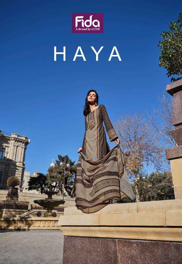 FIDA HAYA DIGITAL BLENDED COTTON LADIES SALWAR KAMEEZ ( 6 PCS CATALOG )