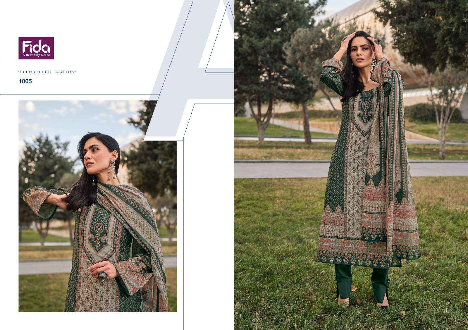 FIDA HAYA DIGITAL BLENDED COTTON LADIES SALWAR KAMEEZ ( 6 PCS CATALOG )