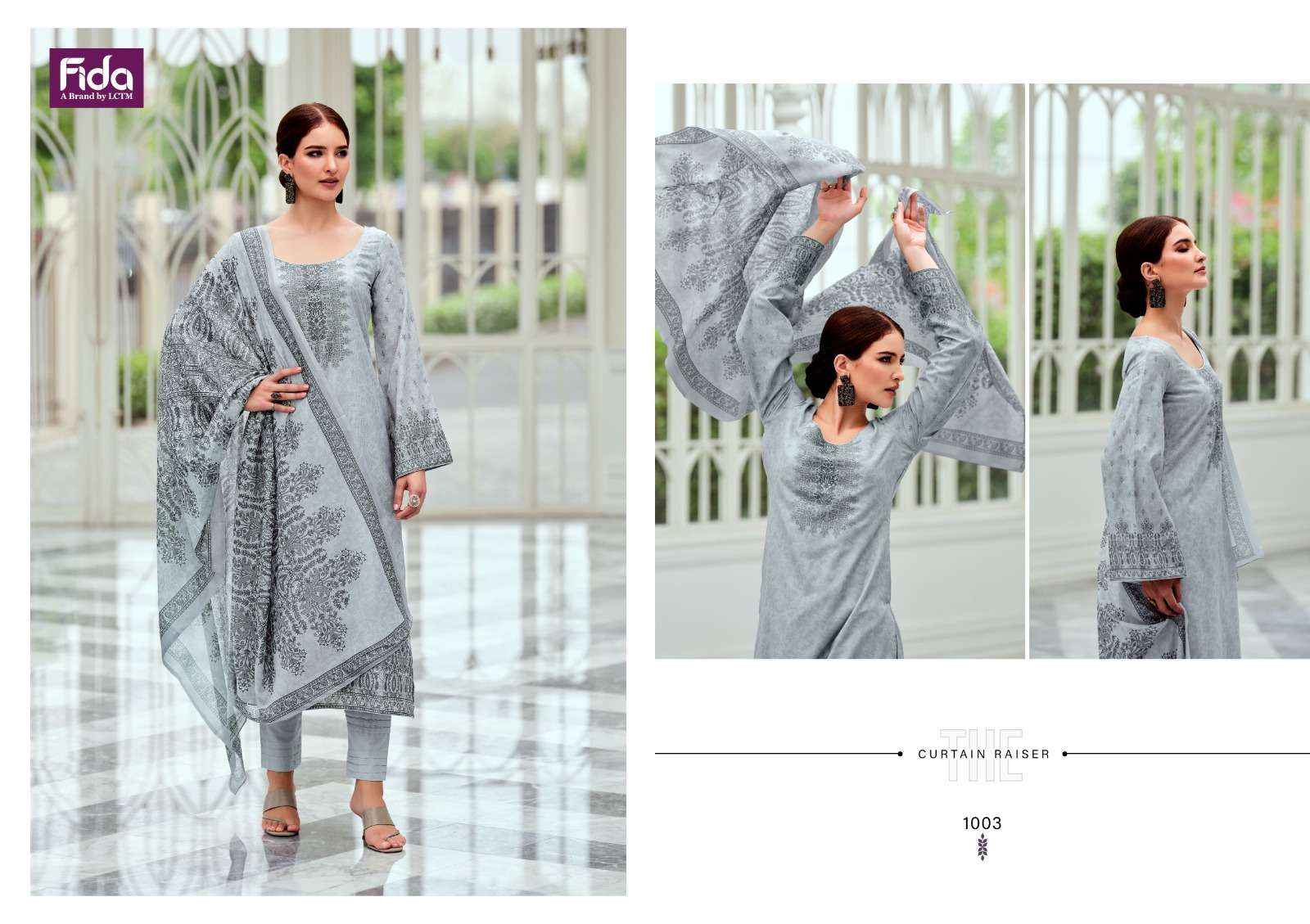 FIDA POSHEEDA KARACHI COTTON SALWAR KAMEEZ ( 6 PCS CATALOG )