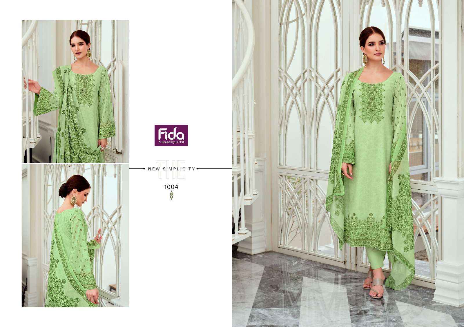 FIDA POSHEEDA KARACHI COTTON SALWAR KAMEEZ ( 6 PCS CATALOG )