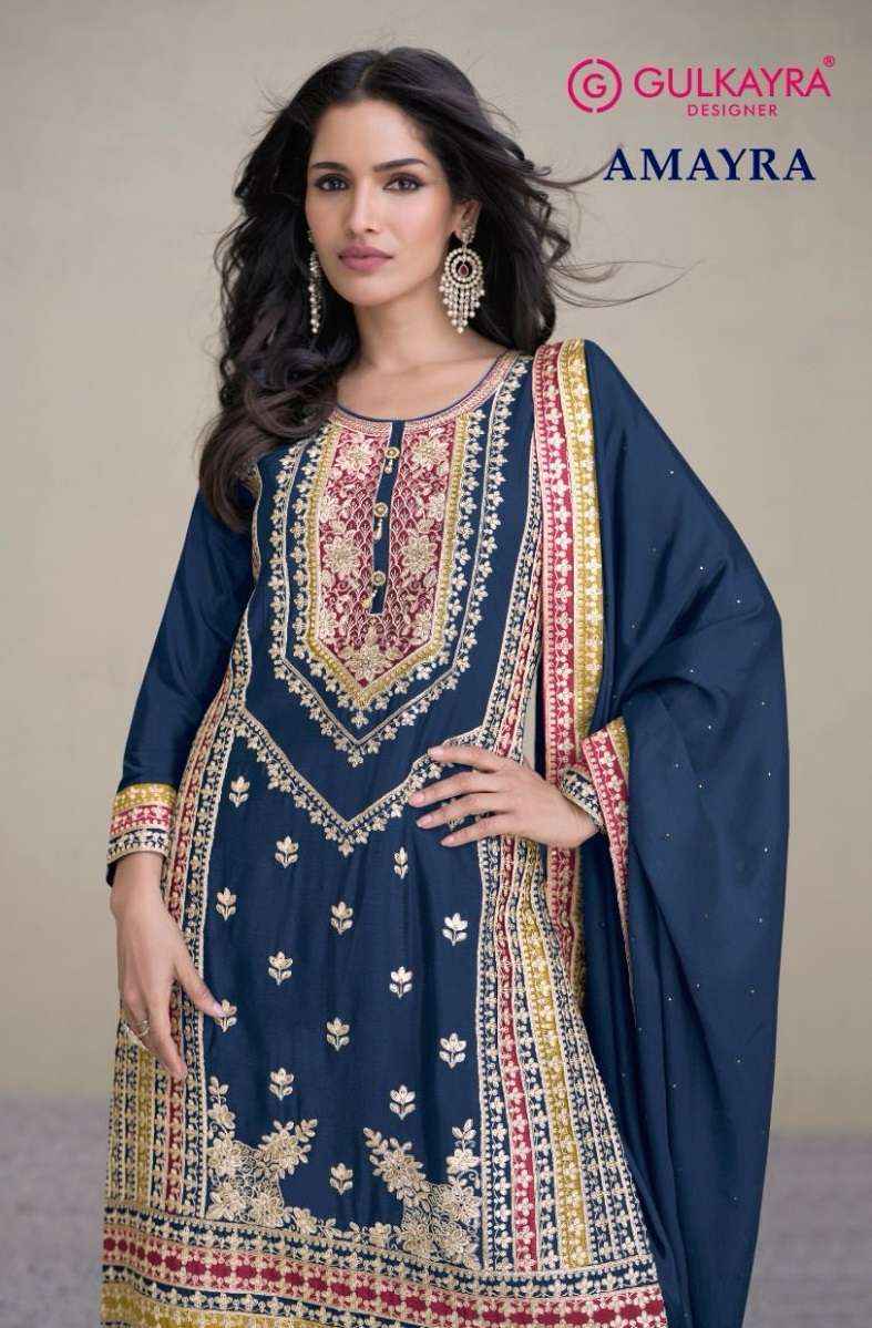 GULKAYRA DESIGNER AMAYRA DESIGNER WEDDING SUITS ( 3 PCS CATALOG )