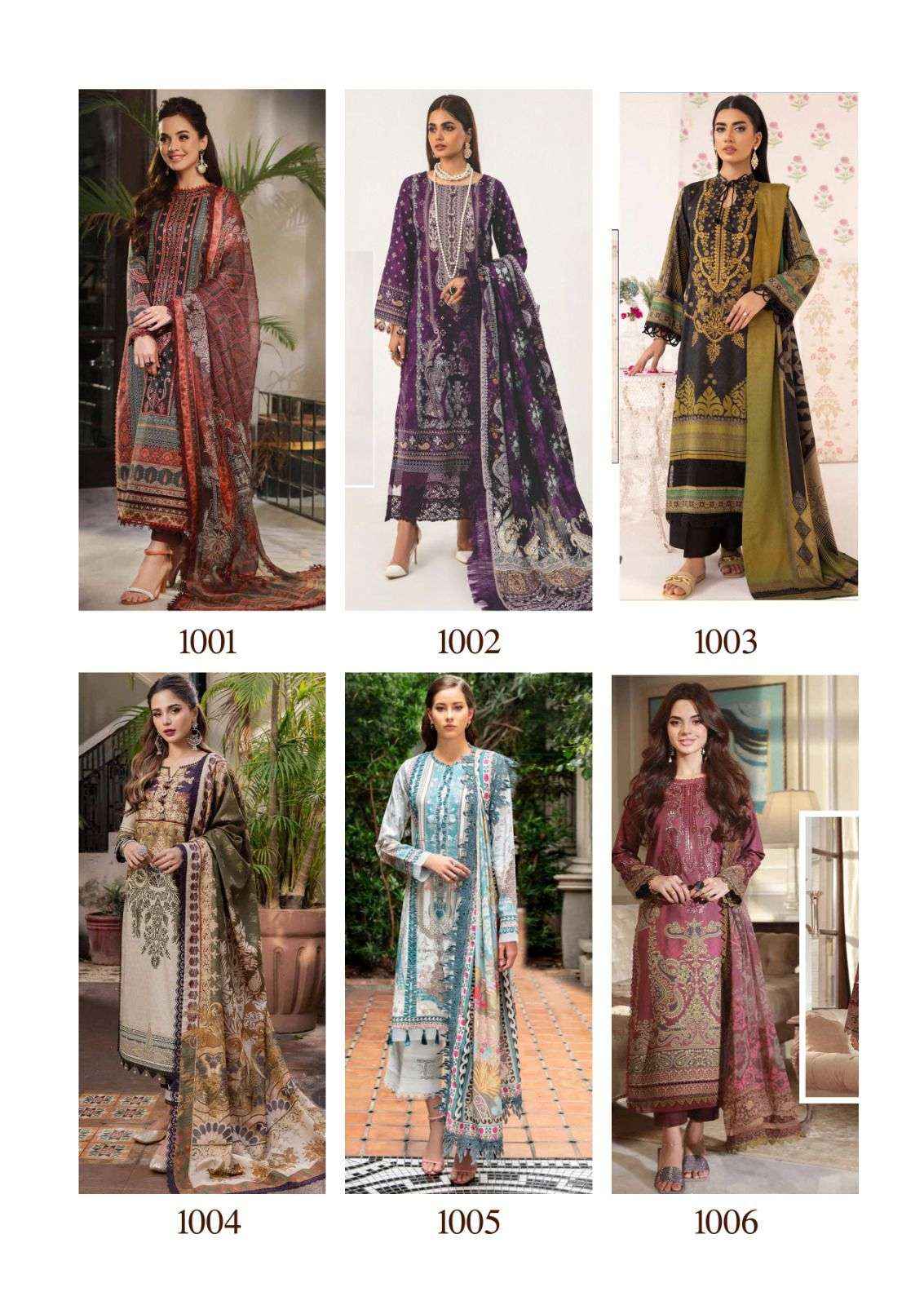 HALA CHEVRON BY NAYRA VOL 4 COTTON KARACHI PRINT SUITS