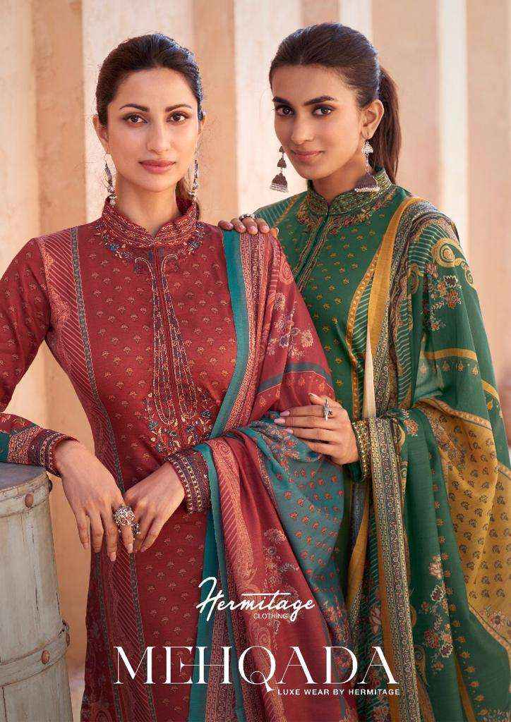 HERMITAGE CLOTHING MEHQADA DESIGNER SALWAR KAMEEZ ( 6 PCS CATALOG )