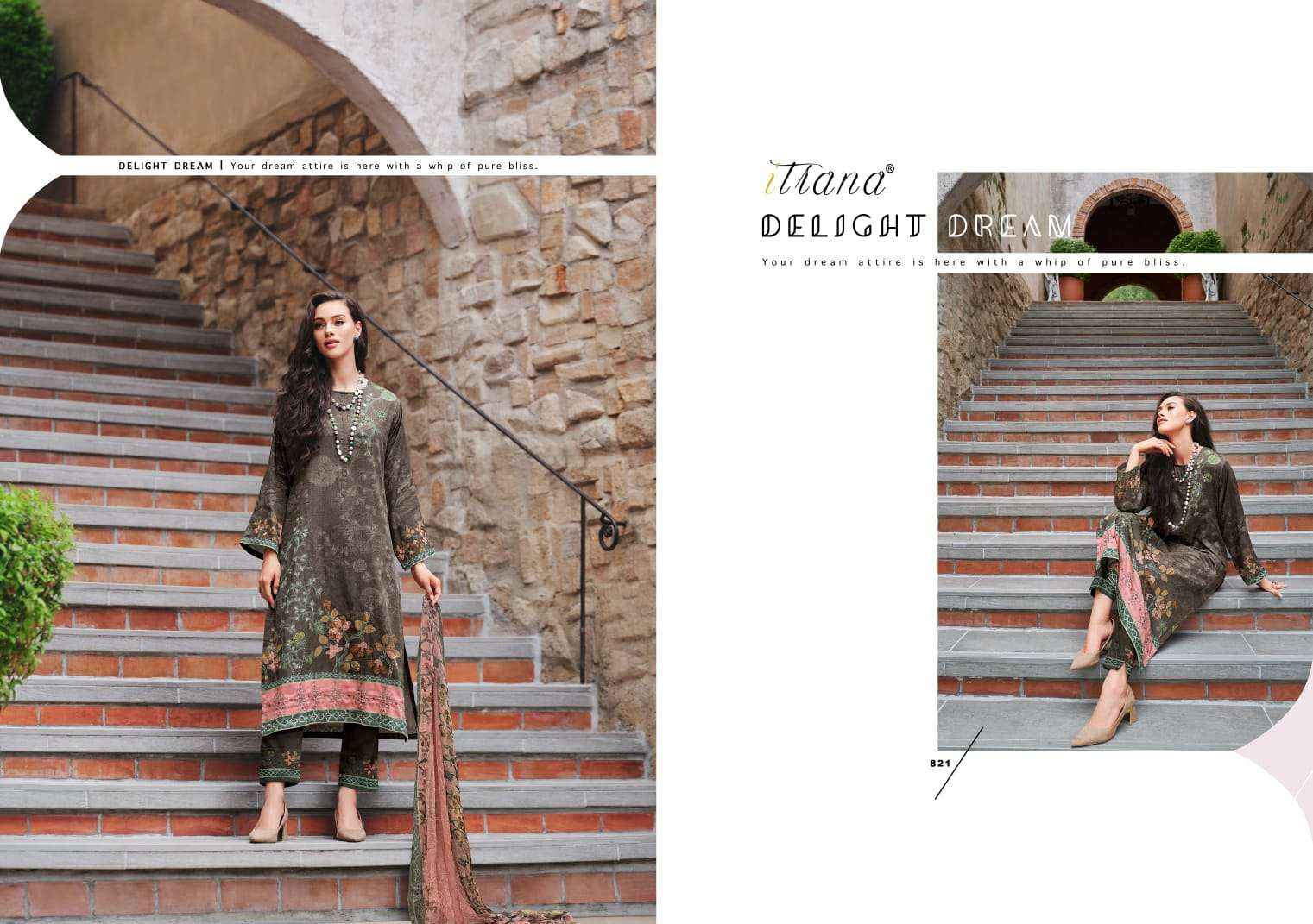 ITRANA LALITA COTTON DIGITAL PRINT DESIGNER SUIT