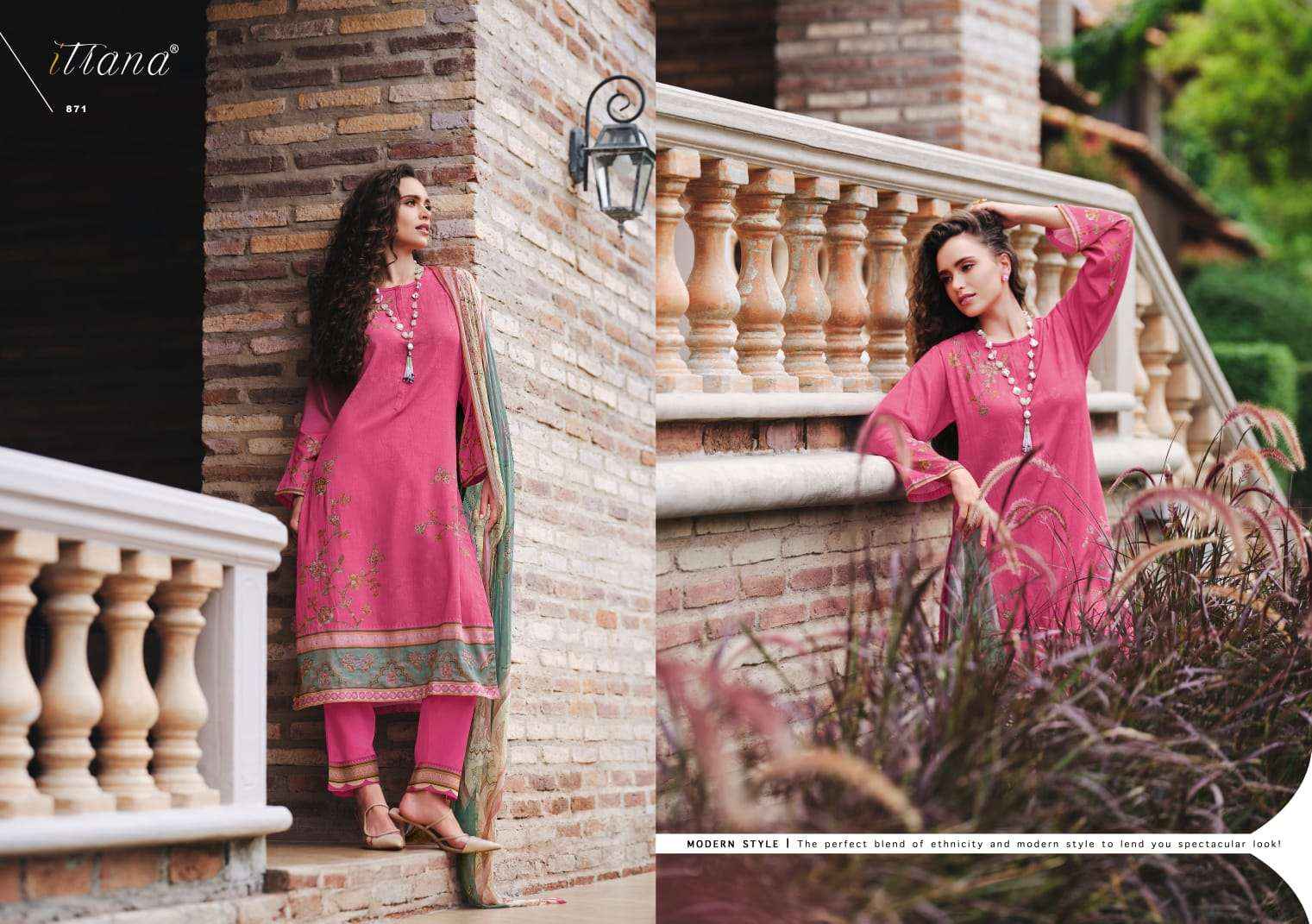 ITRANA LALITA COTTON DIGITAL PRINT DESIGNER SUIT