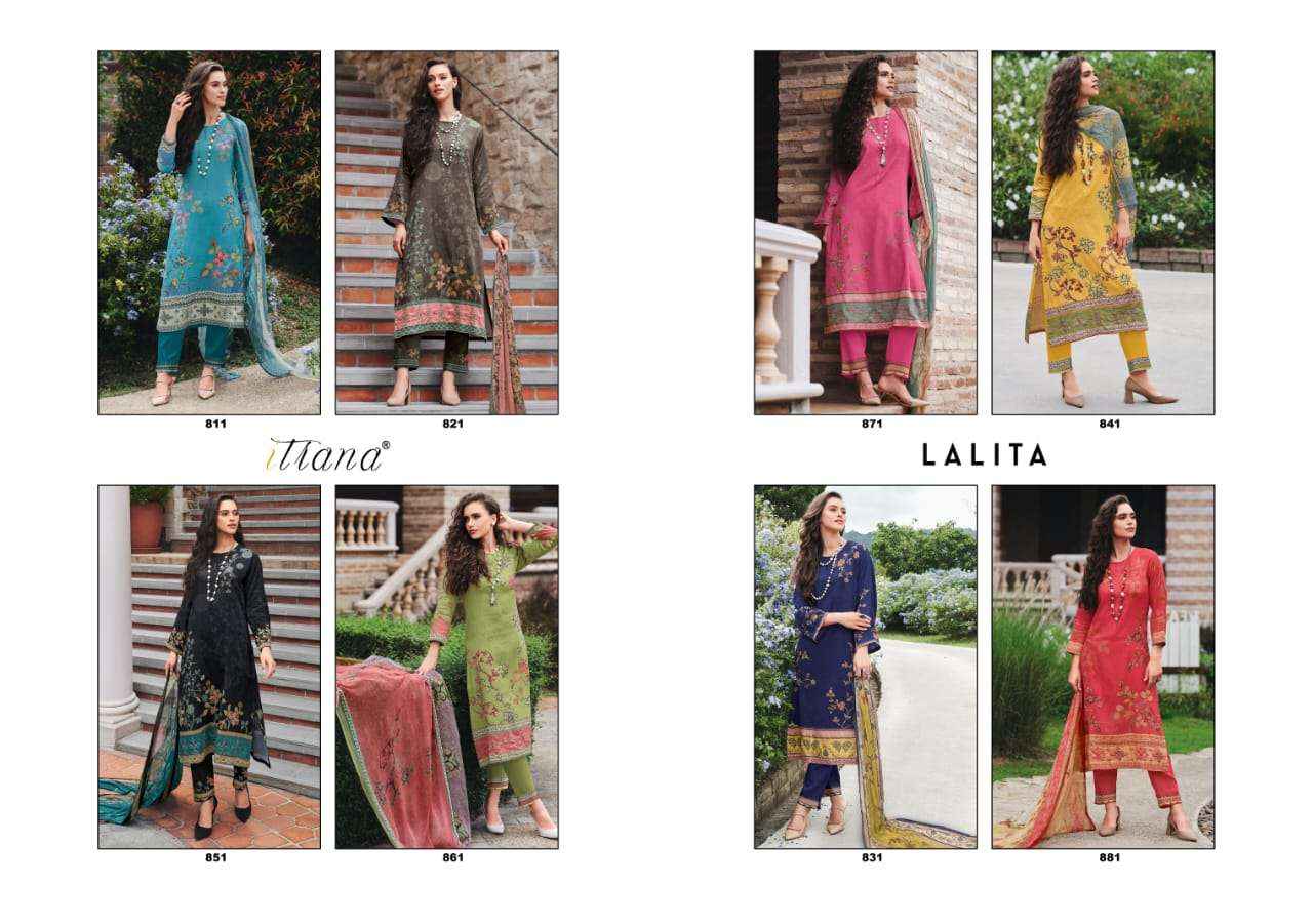 ITRANA LALITA COTTON DIGITAL PRINT DESIGNER SUIT