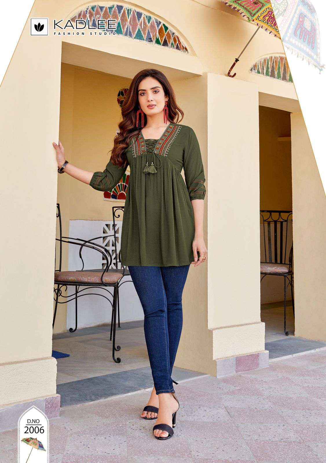 KADLEE FASHION CENTURI FANCY WESTERN DESIGNER TOPS ( 6 PCS CATALOG )