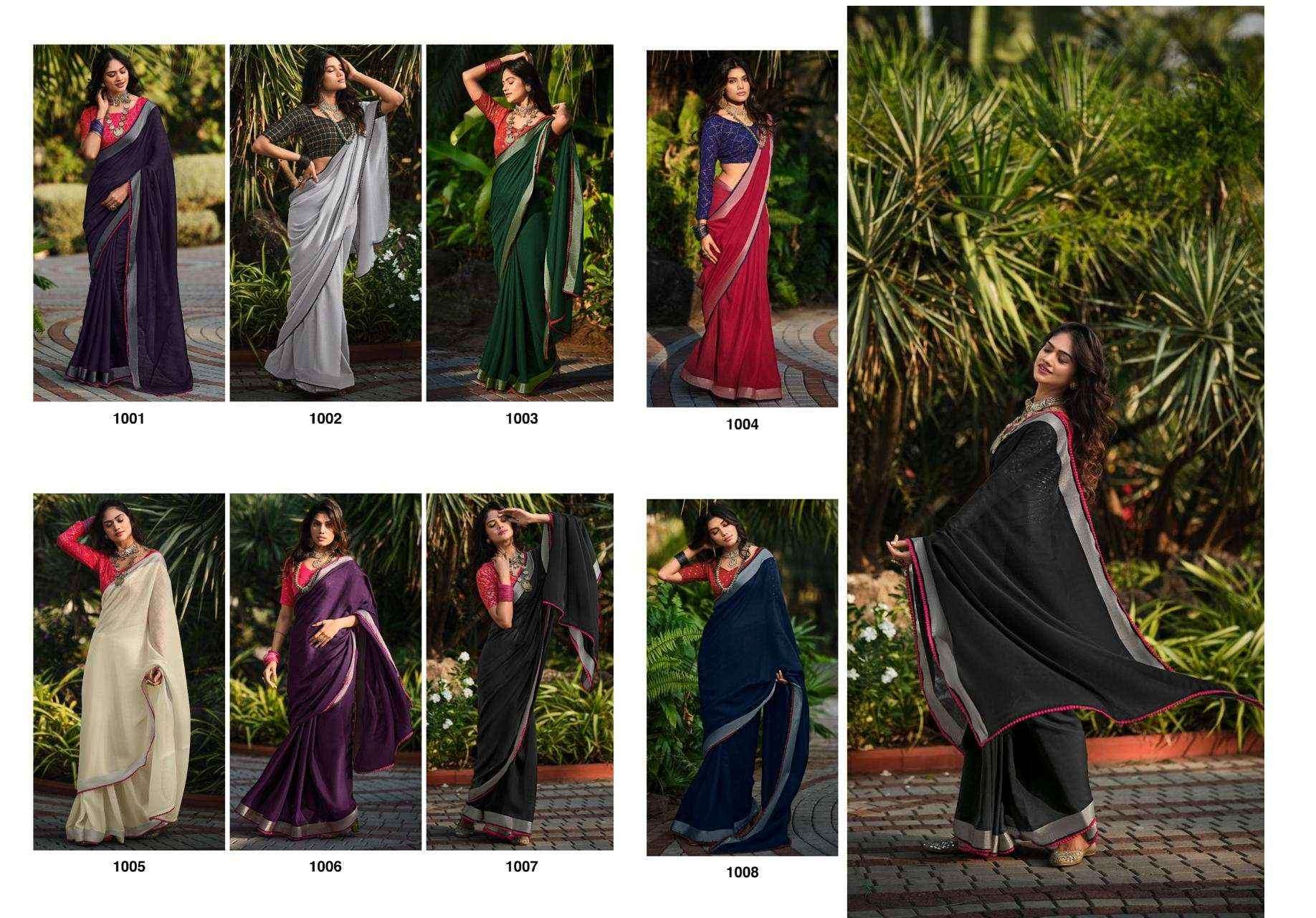 KASHVI CREATION ABHILASHA VOL 2 LINEN SILK SAREES ( 8 PCS CATALOG )