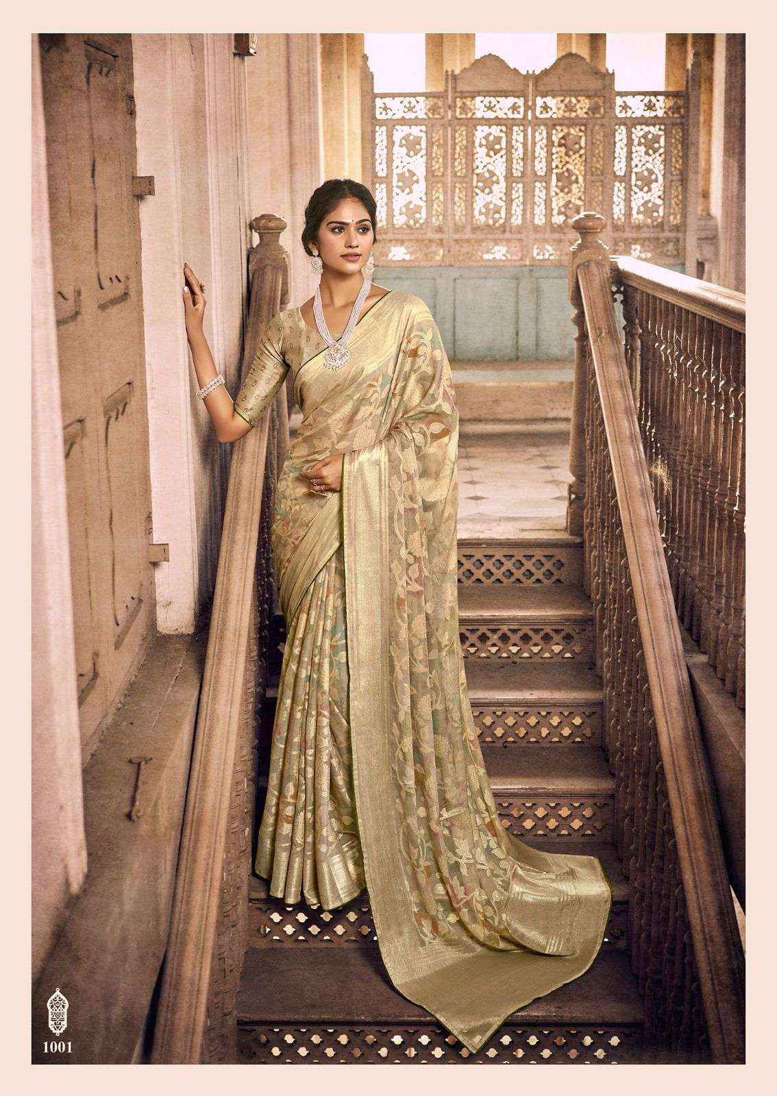 KASHVI CREATION PRIYANSHI VOL 2 BRASSO DESIGNER SAREES ( 8 PCS CATALOG )