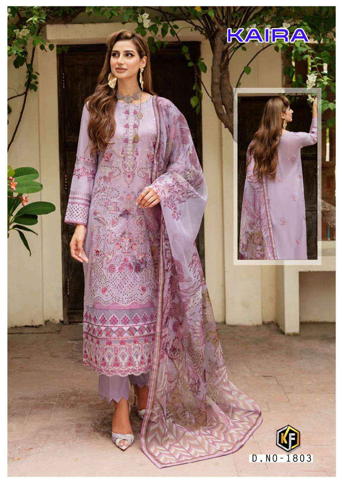 KEVAL FAB KAIRA VOL 18 COTTON PAKISTANI SUITS ( 6 PCS CATALOG )