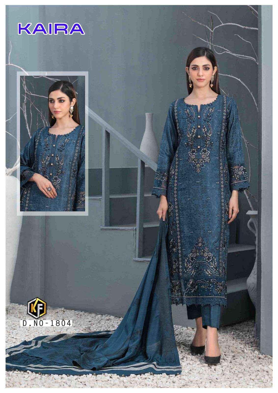 KEVAL FAB KAIRA VOL 18 COTTON PAKISTANI SUITS ( 6 PCS CATALOG )