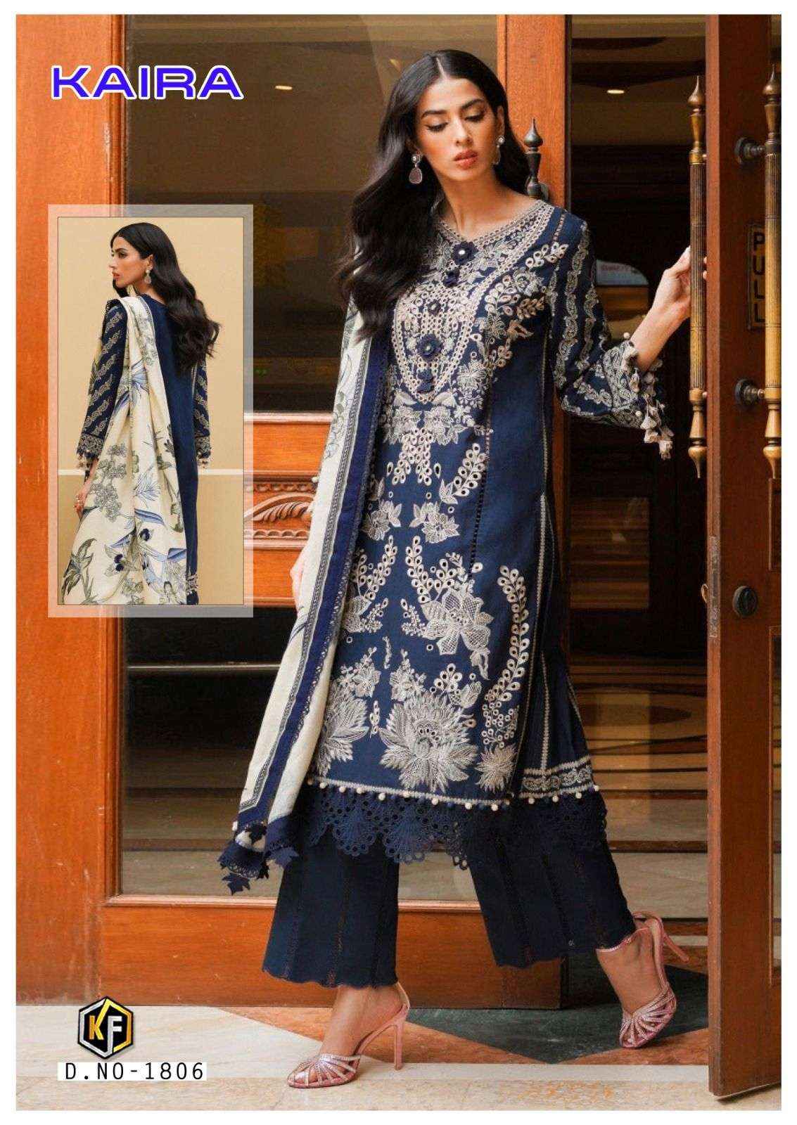 KEVAL FAB KAIRA VOL 18 COTTON PAKISTANI SUITS ( 6 PCS CATALOG )