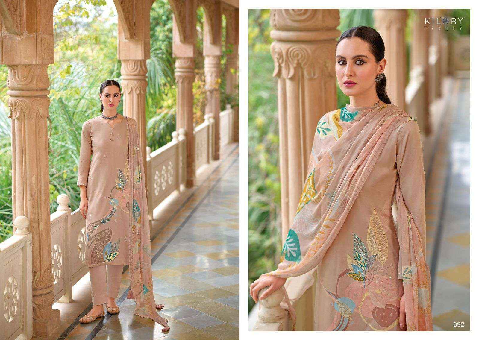 KILORY TRENDZ ROZANA DESIGNER DRESS MATERIAL ( 8 PCS CATALOG )