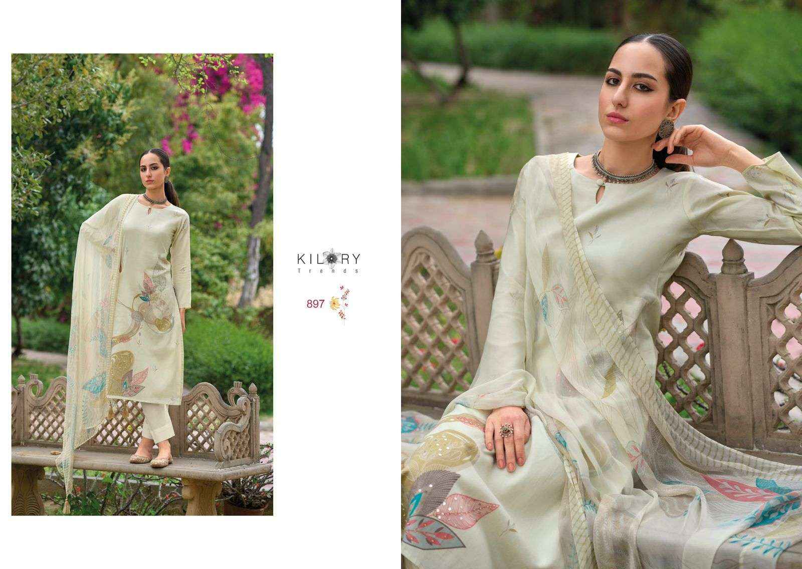 KILORY TRENDZ ROZANA DESIGNER DRESS MATERIAL ( 8 PCS CATALOG )